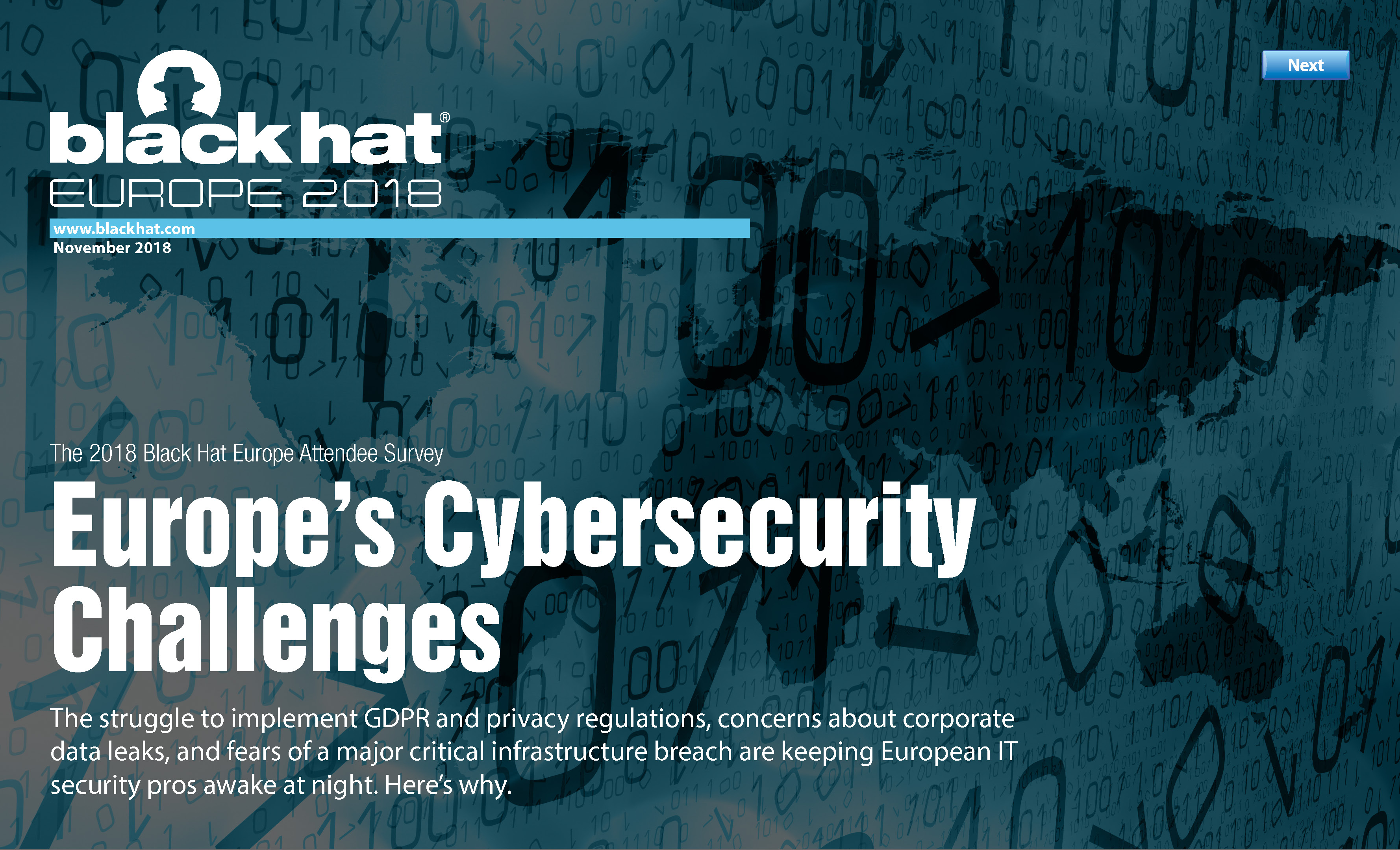 Black Hat Europe 2018 Europe's Cybersecurity Challenges